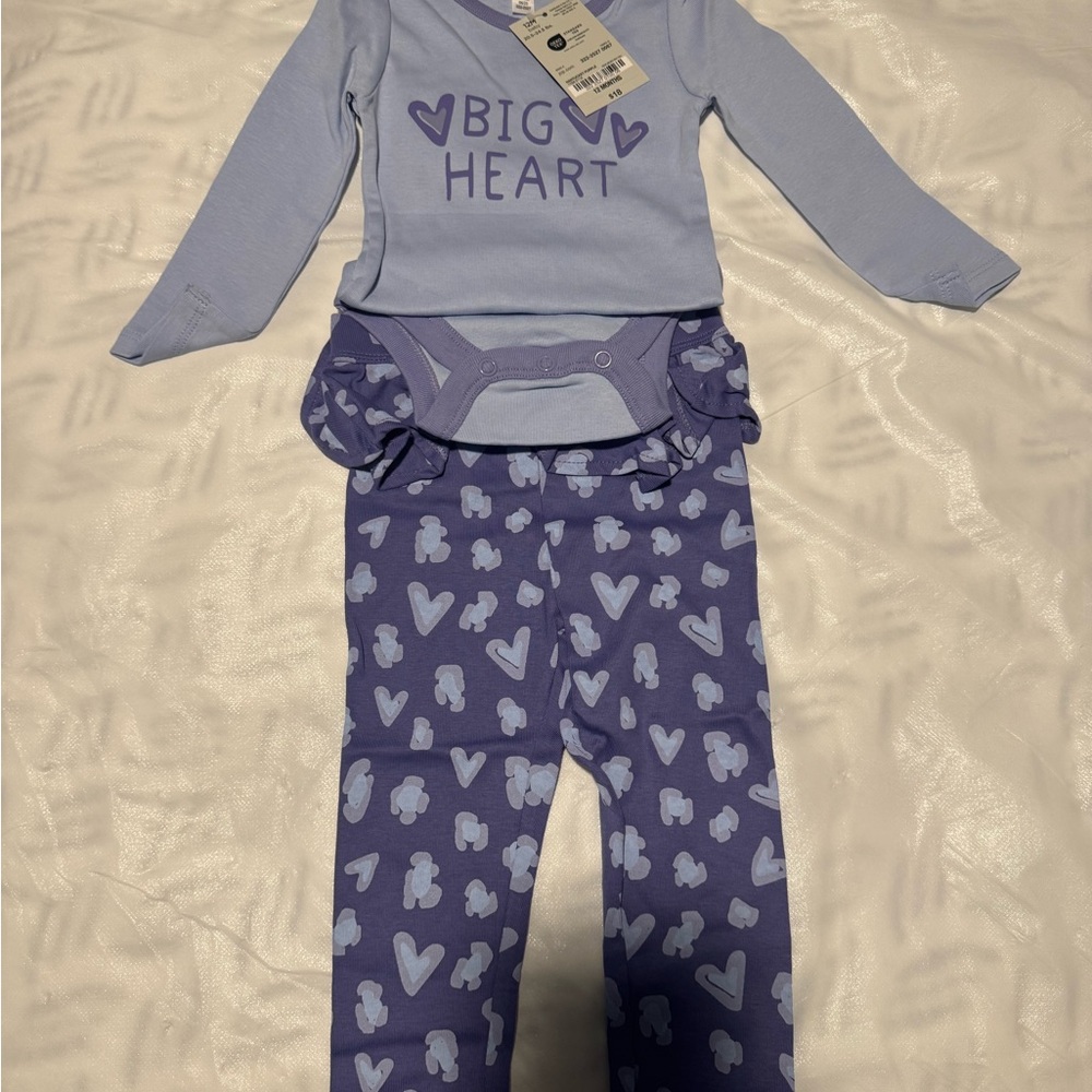 Okie Dokie Purple Heart Kids Matching Set